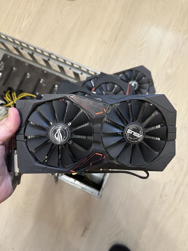 Майнинг ферма 5 карт RX 470 на 4 Гб