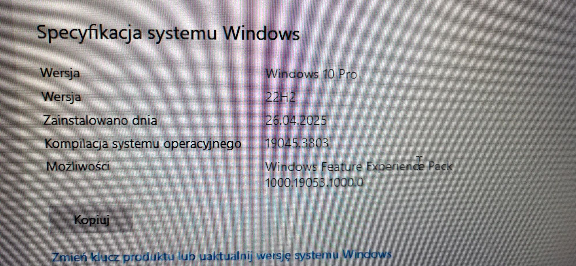 Zestaw komputer Intel i3 128gb SSD 1Tb HDD  8Gb RAM monitor '24 WIN10