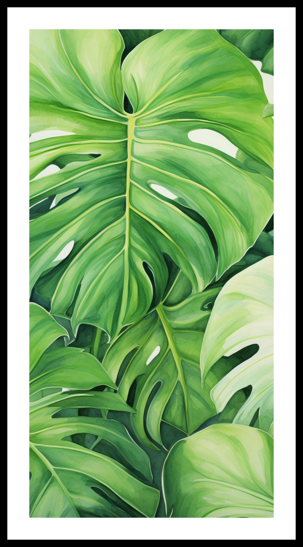 Plakat 50x100cm Tajemnice Liści