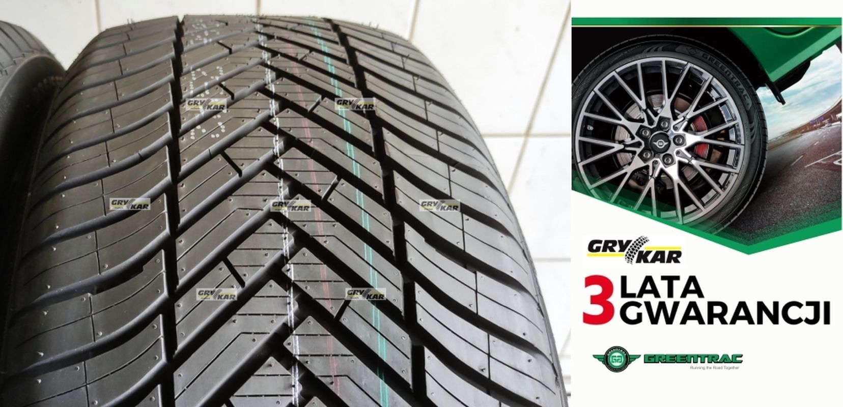 Opony 235/55r17 Greentrac Season Master 2025r C/B/71dB 3 lata gwar.