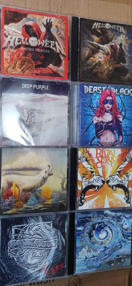 музичні CD диски велика власна колекція рок