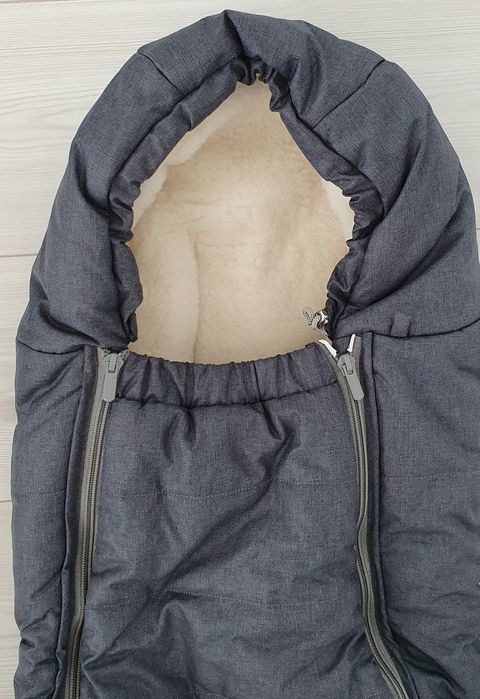 Конверт на овчине в люльку или коляску DoRechi для двойни до 10 месяце