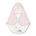 Okrycie z kapturem otulacz Sterntaler 68 x 33 cm różowy
