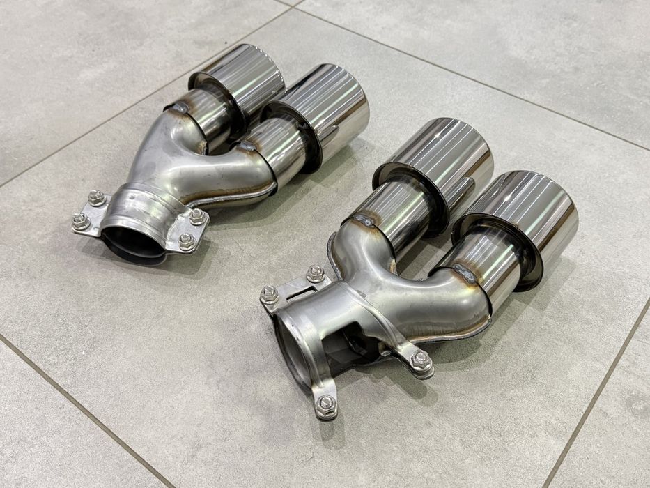 Насадки на вихлопні труби M5 стиль BMW G30 / G31 2017 - 2023 хром