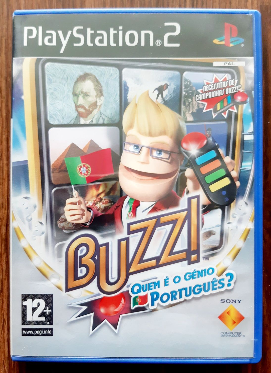 Jogo Sony PS2 Playstation Buzz! Quem é o Génio Português?