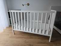 Łóżeczko dziecięce IKEA SUNDVIK 60x120 cm + materac HILDING