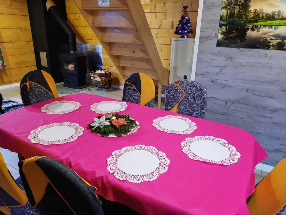 Domek do wynajęcia z sauną i z kominkiem I tyrolką