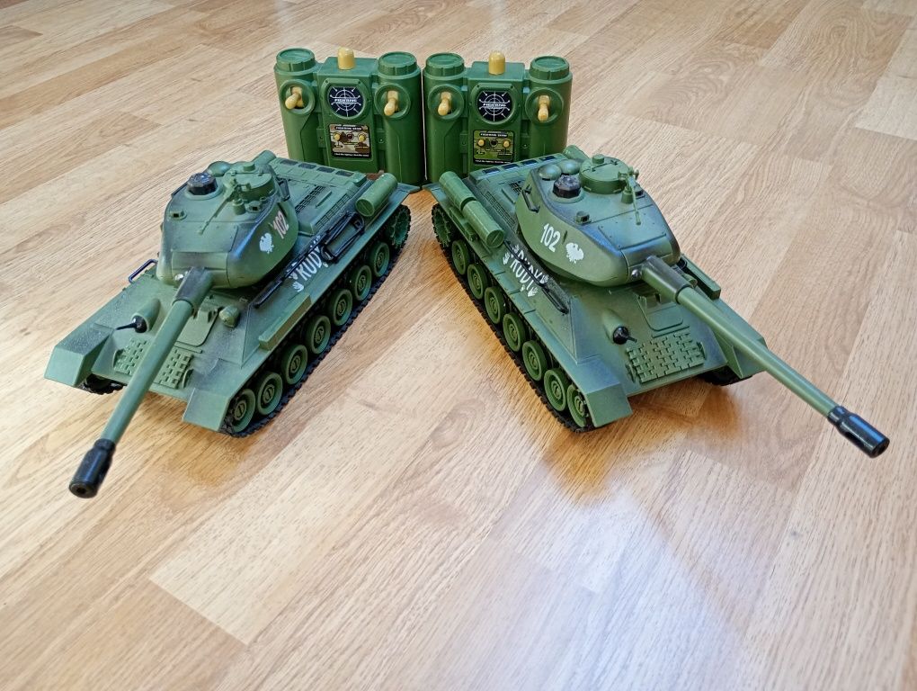 Czołg T-34 Rudy 102 zdalnie sterowany dwa w komplecie