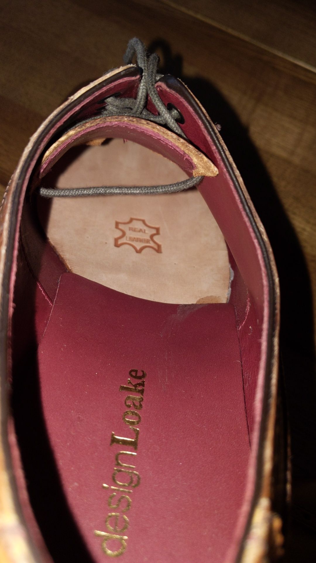 Туфли Loake броги оксфорд
