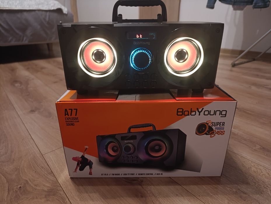 przenośny głośnik Bluetooth BabYoung A77.