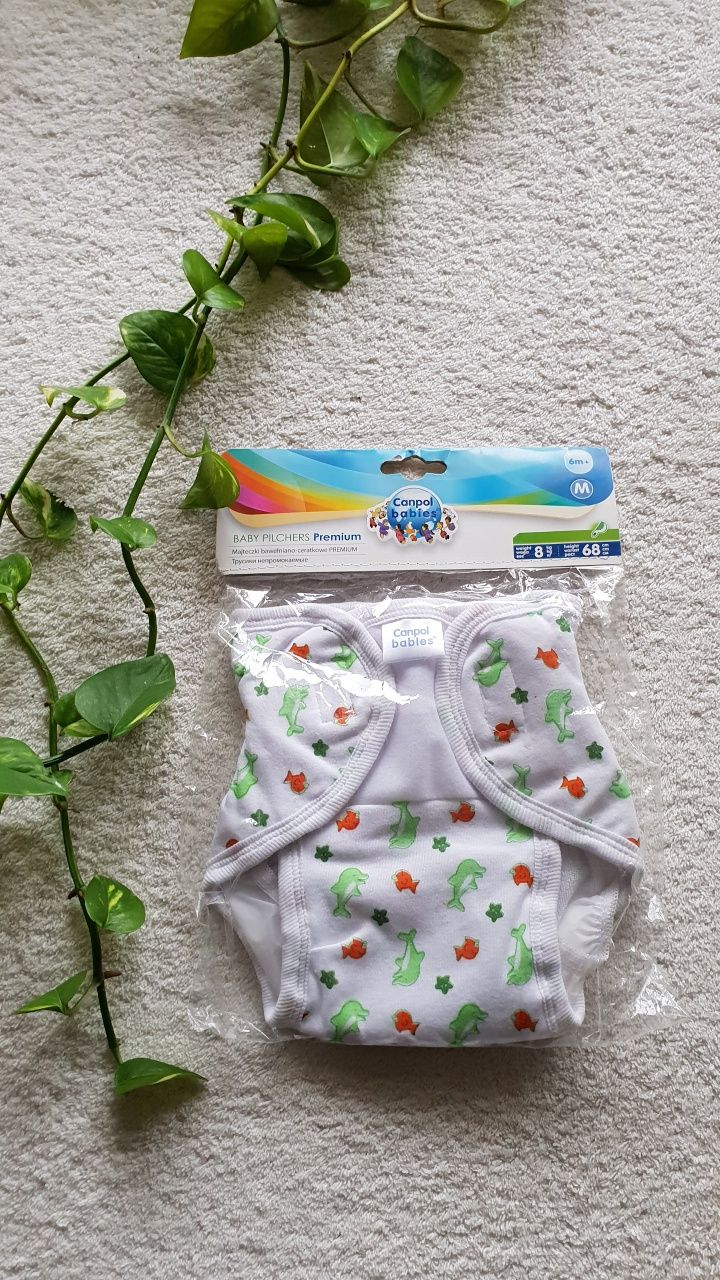 Majtki majteczki do pieluchy tetrowe J ceratka pampers na rzep