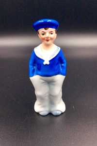 Vintage porcelanowy marynarz figurka stary retro sygnowany prezent