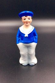 Vintage porcelanowy marynarz figurka stary retro sygnowany prezent