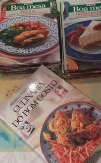 Coleção de livros de culinária