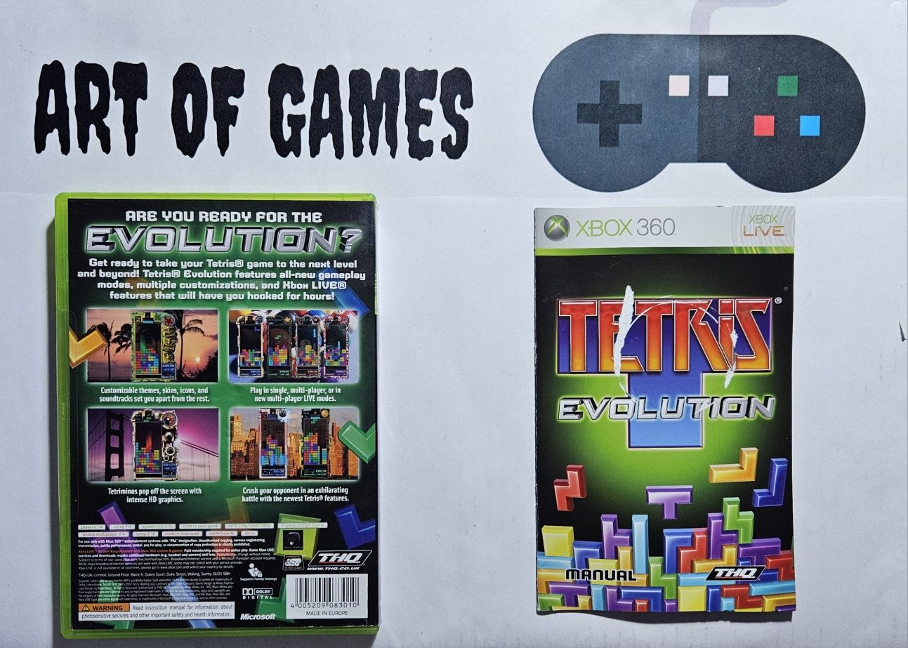 Tetris Evolution Xbox 360 Komplet 3xA