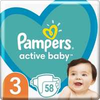 Підгузки Pampers Active Baby Розмір 3 (Midi) 6-10 кг 58 шт