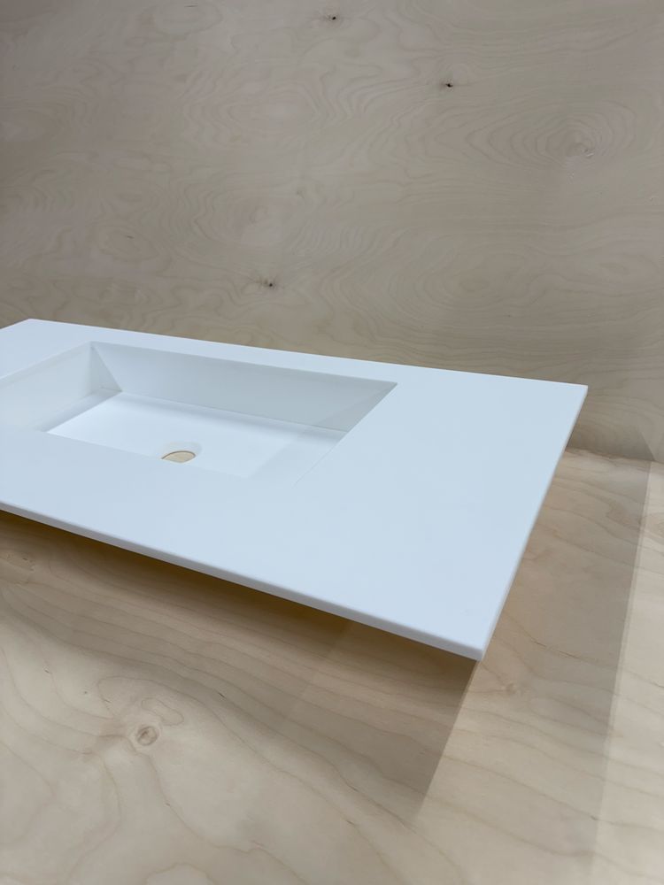 Umywalka z blatem SOLID SURFACE