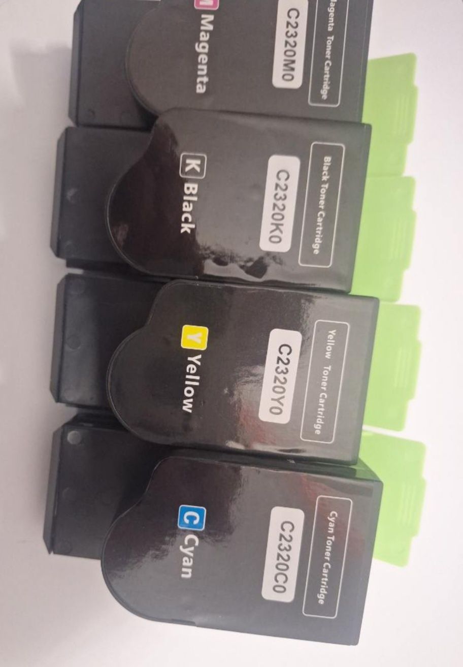 Komplet tonerow do LEXMARK C2320  C2325  C2425  C2535  CMYK 1K
