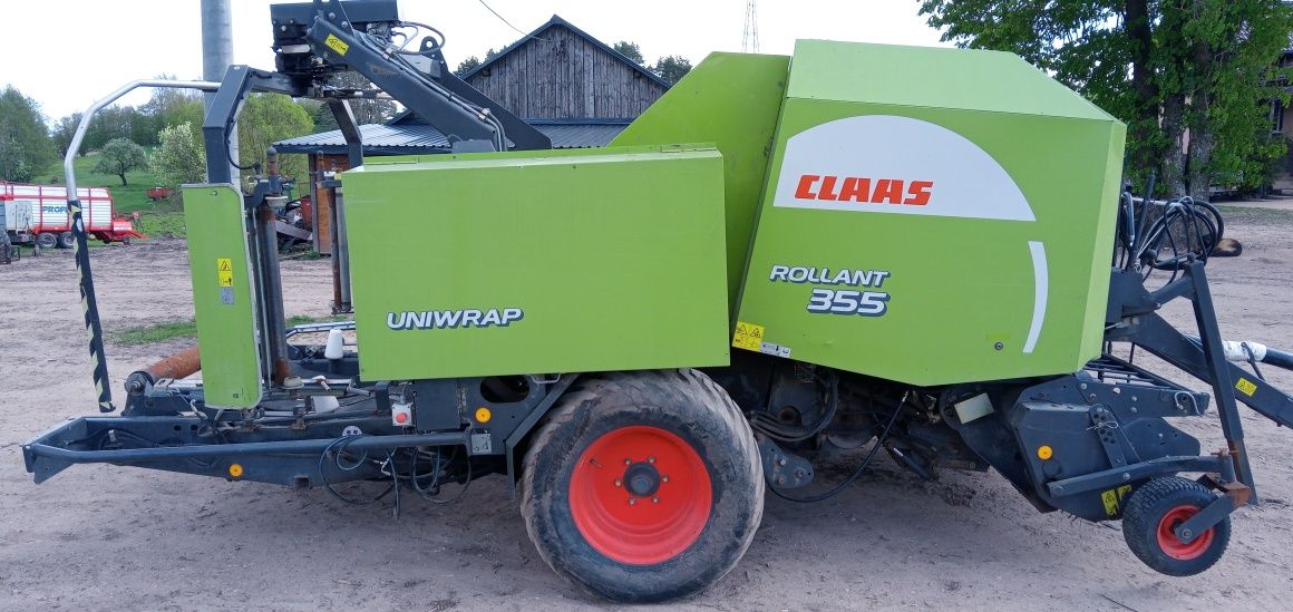 Claas Rollant 355 Prasoowijarka / John Deere 578 Prasa Belująca