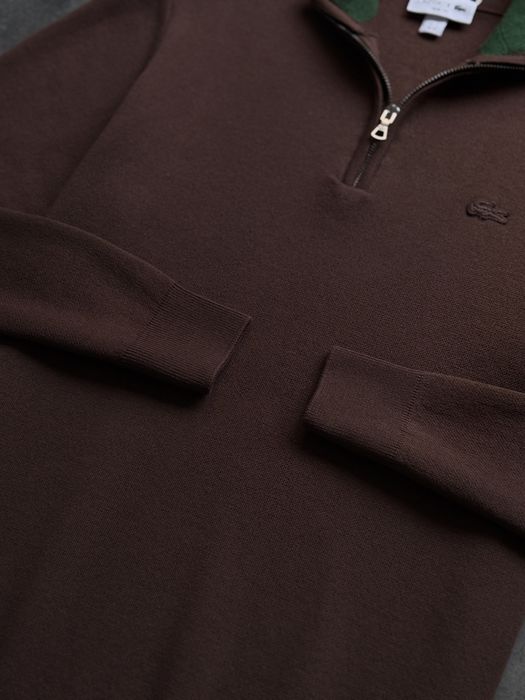 Lacoste zip светр