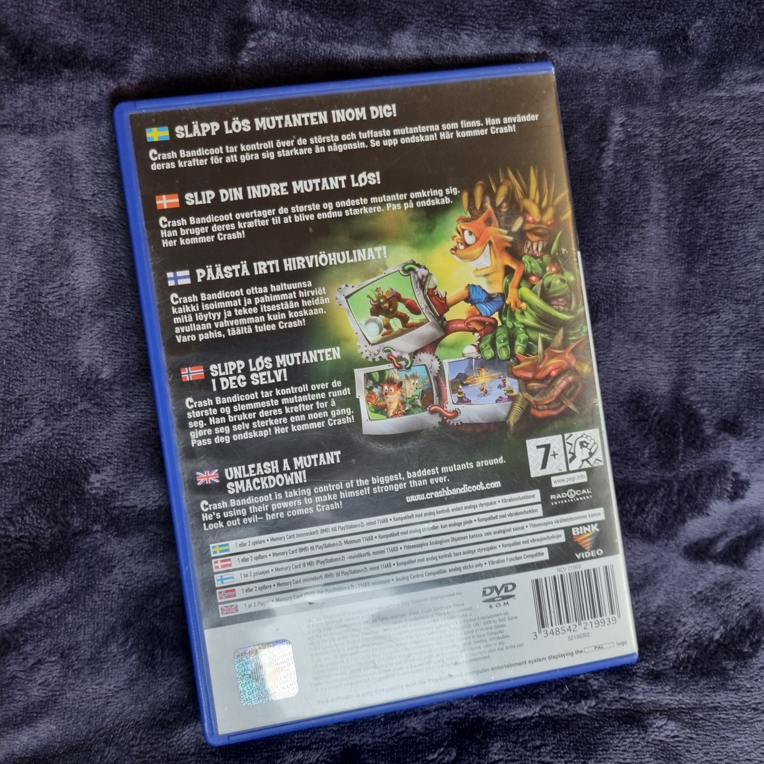 Crash Mind Over Mutant Ps2