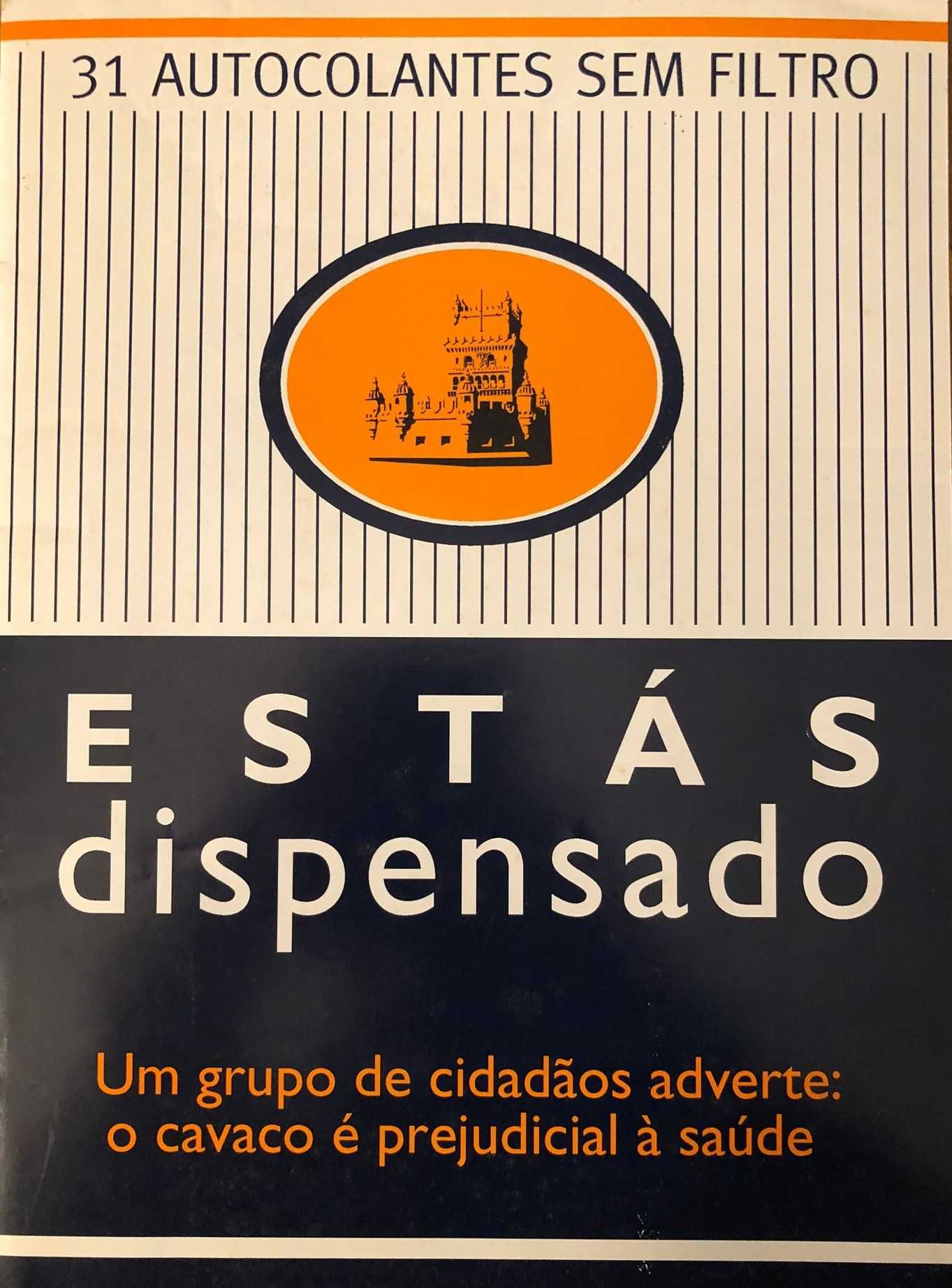 Caderneta Estás Dispensado 31 Autocolantes sem Filtro