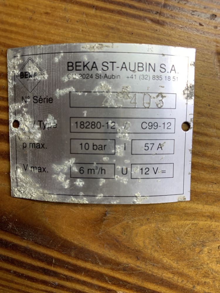 Компресор  без масляный. 12v. BEKA ST-AUBIN S.A.