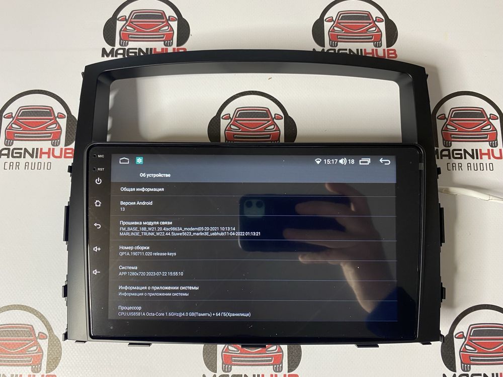 Магнитола Mitsubishi Pajero 4 під Rockford Автомагнитола Android
