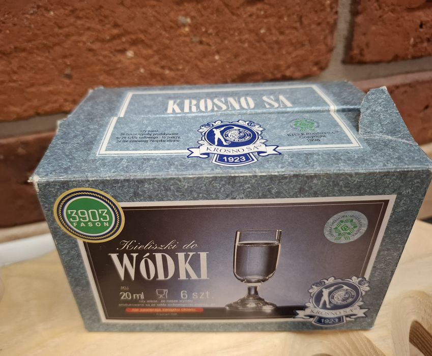 Kieliszki do wódki, likieru, nalewki