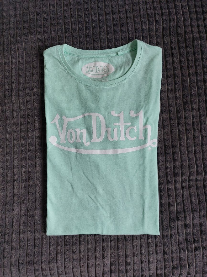 Męski tshirt bluzka na krótki rękaw Von Dutch L