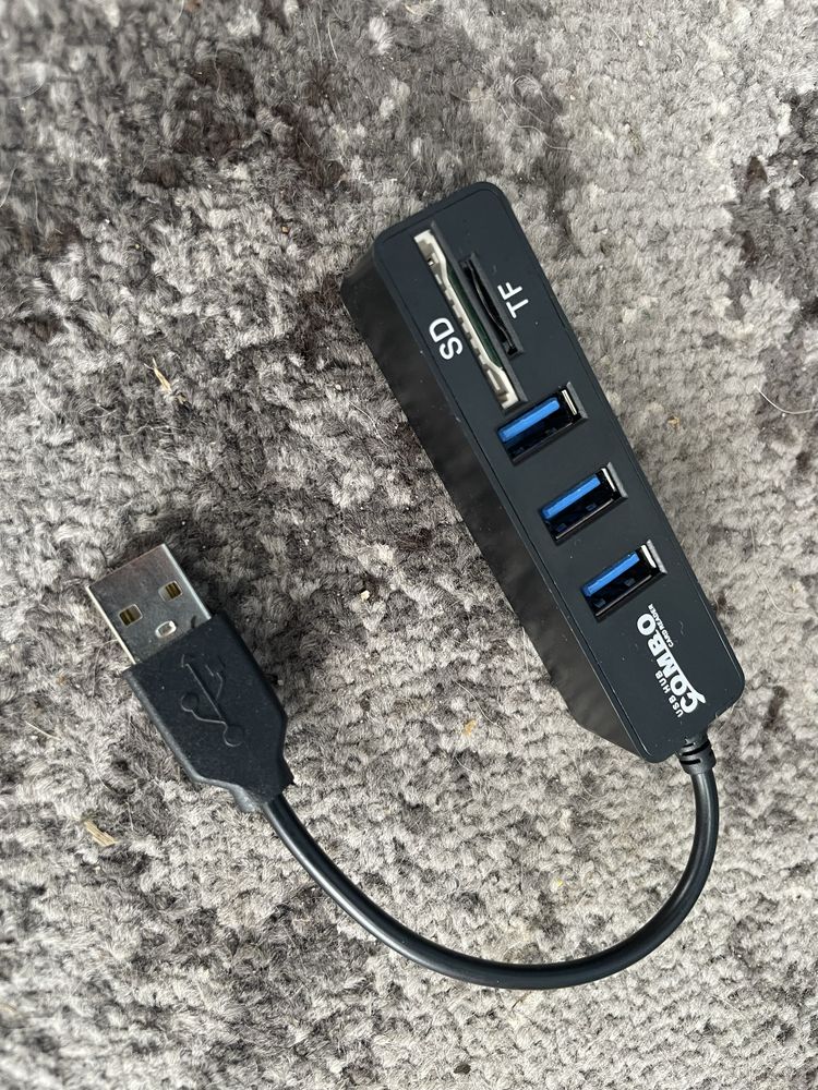 перехідник USB-A з роз’ємами для карток SD і TF (microSD)