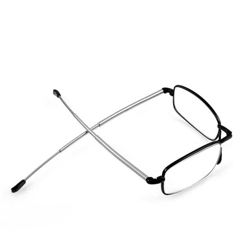 Design okulary do czytania składane czarne oprawki +2
