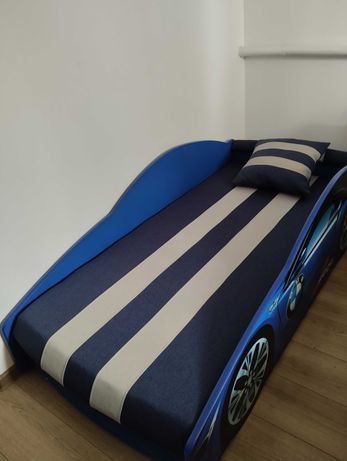 Дитяче ліжко-машина BMW з підйомним механізмом