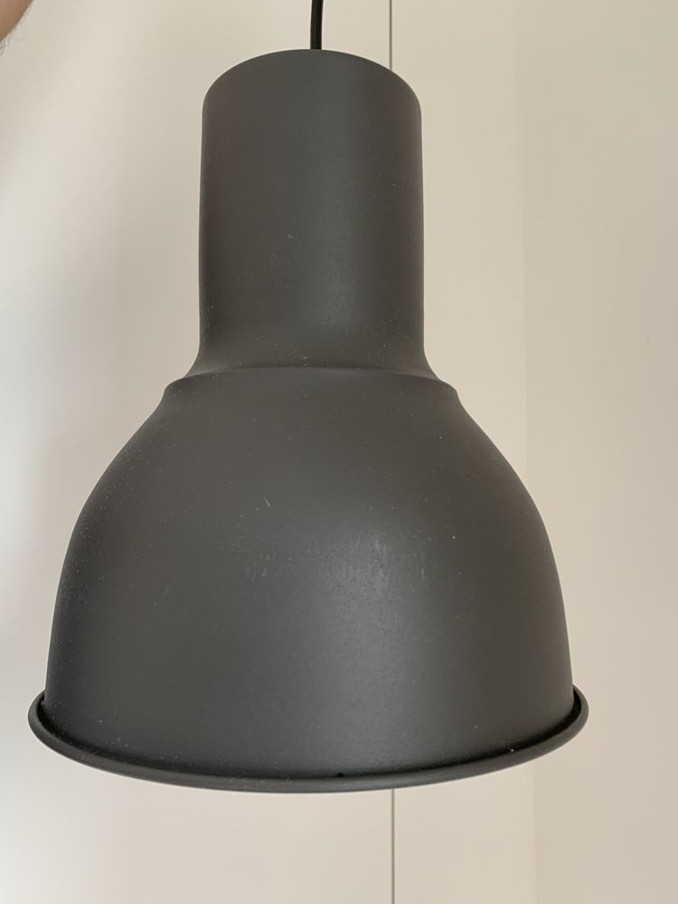 HEKTAR Lampa wisząca, ciemnoszary, 22 cm, Ikea