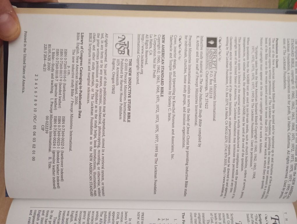Biblia PO ANGIELSKU z naukami