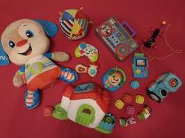 Zestaw zabawek Fisher Price, clementoni, brio