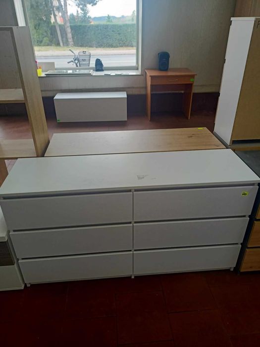 Komoda 6 szuflad różne kolory 75 cm x 120 cm