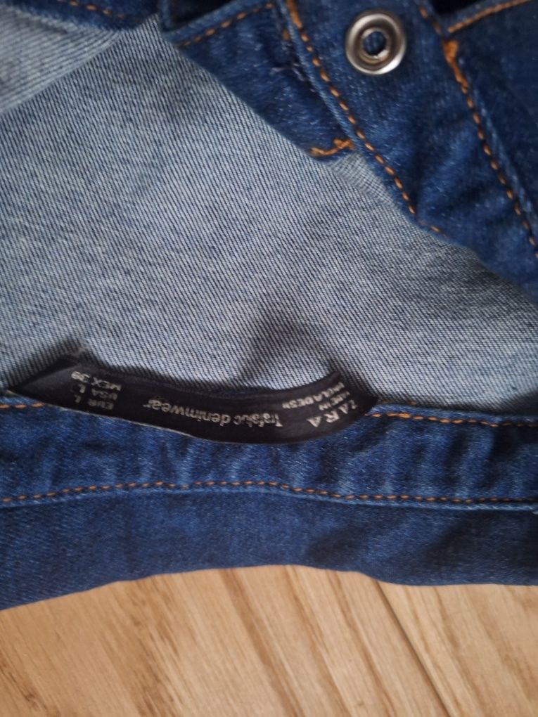 Jeansowa denim sukienka tunika szmizjerka L 40 Zara M 38