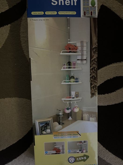 Полка, поличка в ванну кімнату,