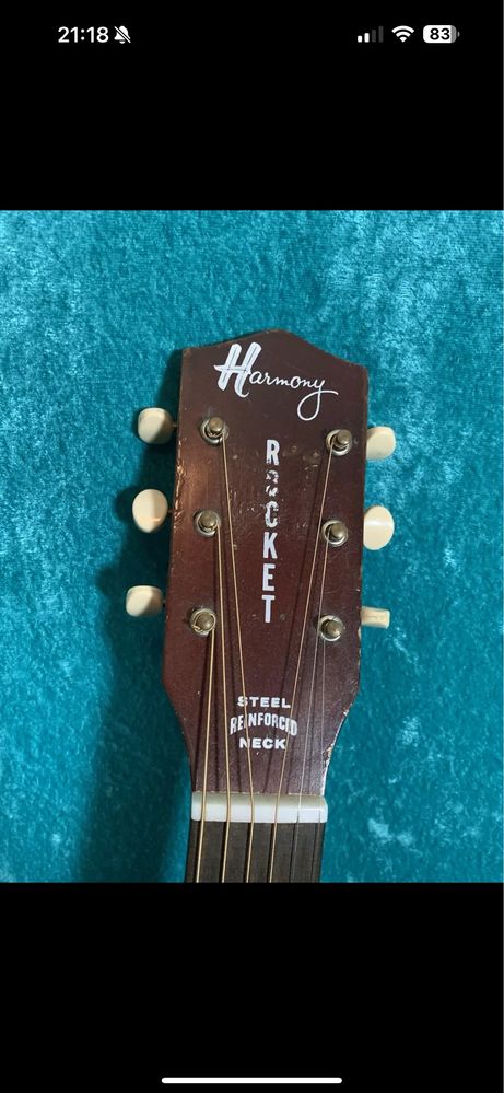 Gitara Harmony Rocket H53 z 1964 roku prod. USA