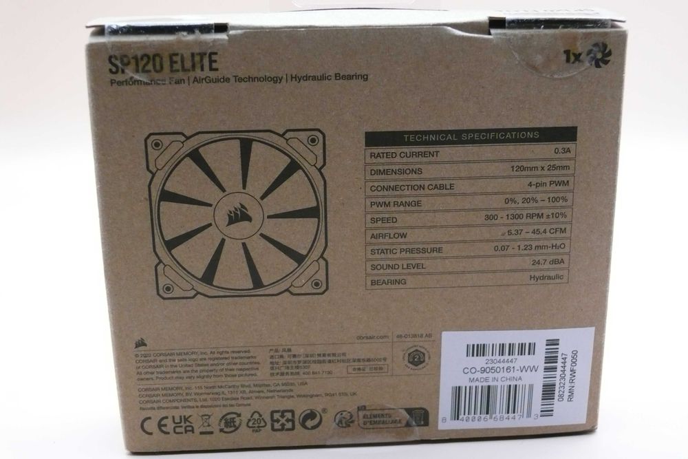 CORSAIR SP120 ELITE 120mm Fan64552614933122124