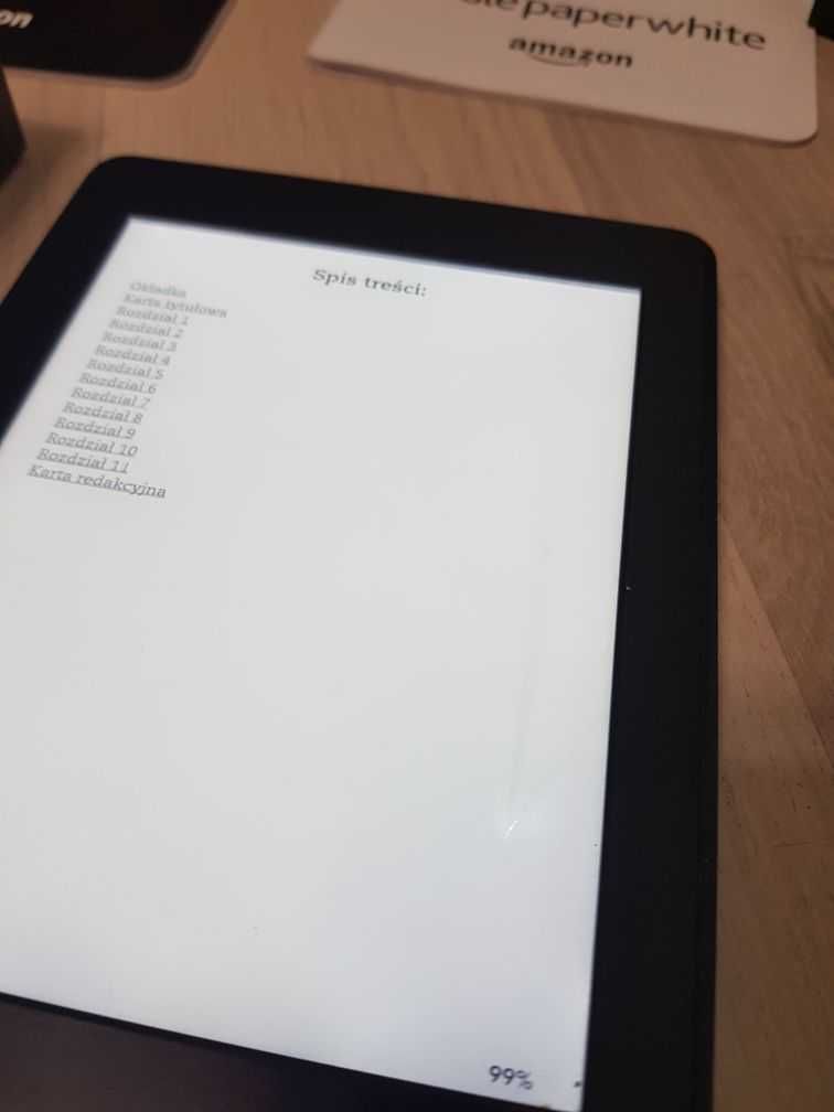 Kindle Paperwhite 3 bez reklam - sprawny komplet - wysyłka