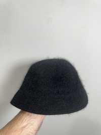 Czarny kapelusz czapka damska