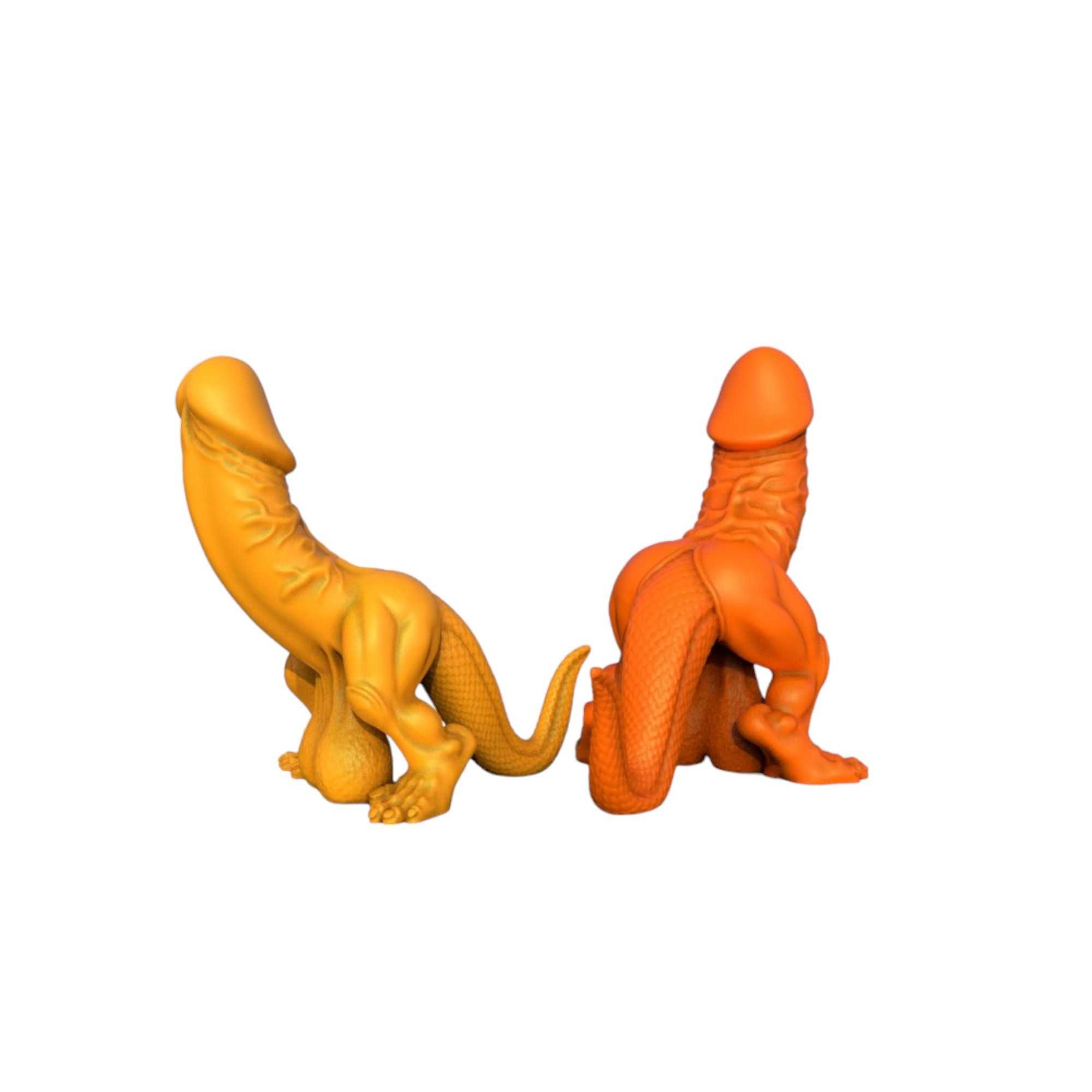 Dinossauro Bípede Peculiar 3D | Presente Divertido Adulto