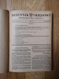 Dziennik Urzędowy Ministerstwa Oświaty rocznik 1949