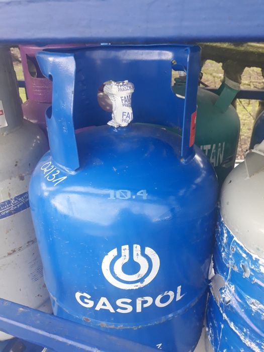 Butla gazowa 11kg pusta lub pełną z kołnierzem lub bez
