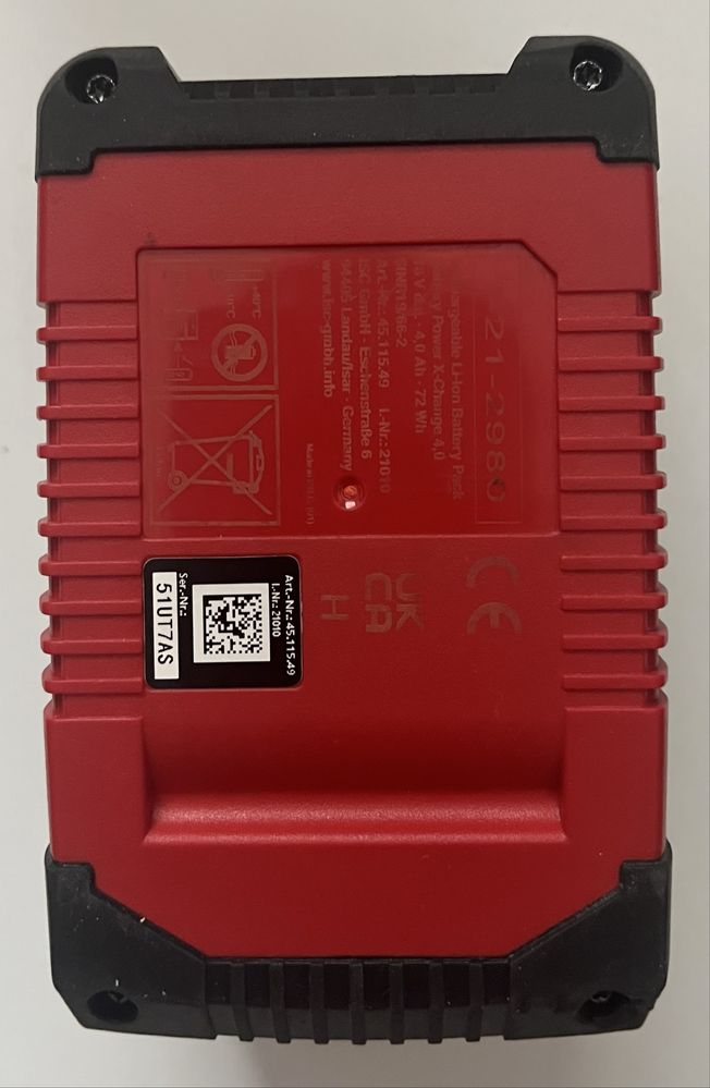 Einhell Power X-Change Akumulator 18V 4.0Ah Ładowarka PXC