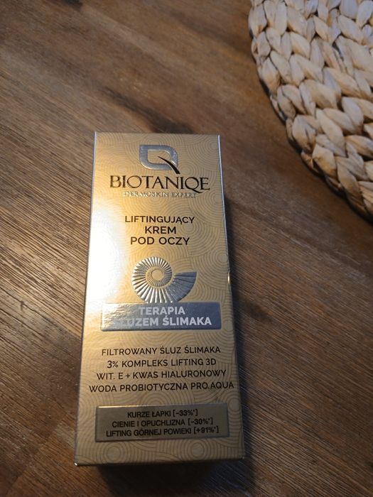 Biotaniqe terapia śluzem ślimaka krem pod oczy
