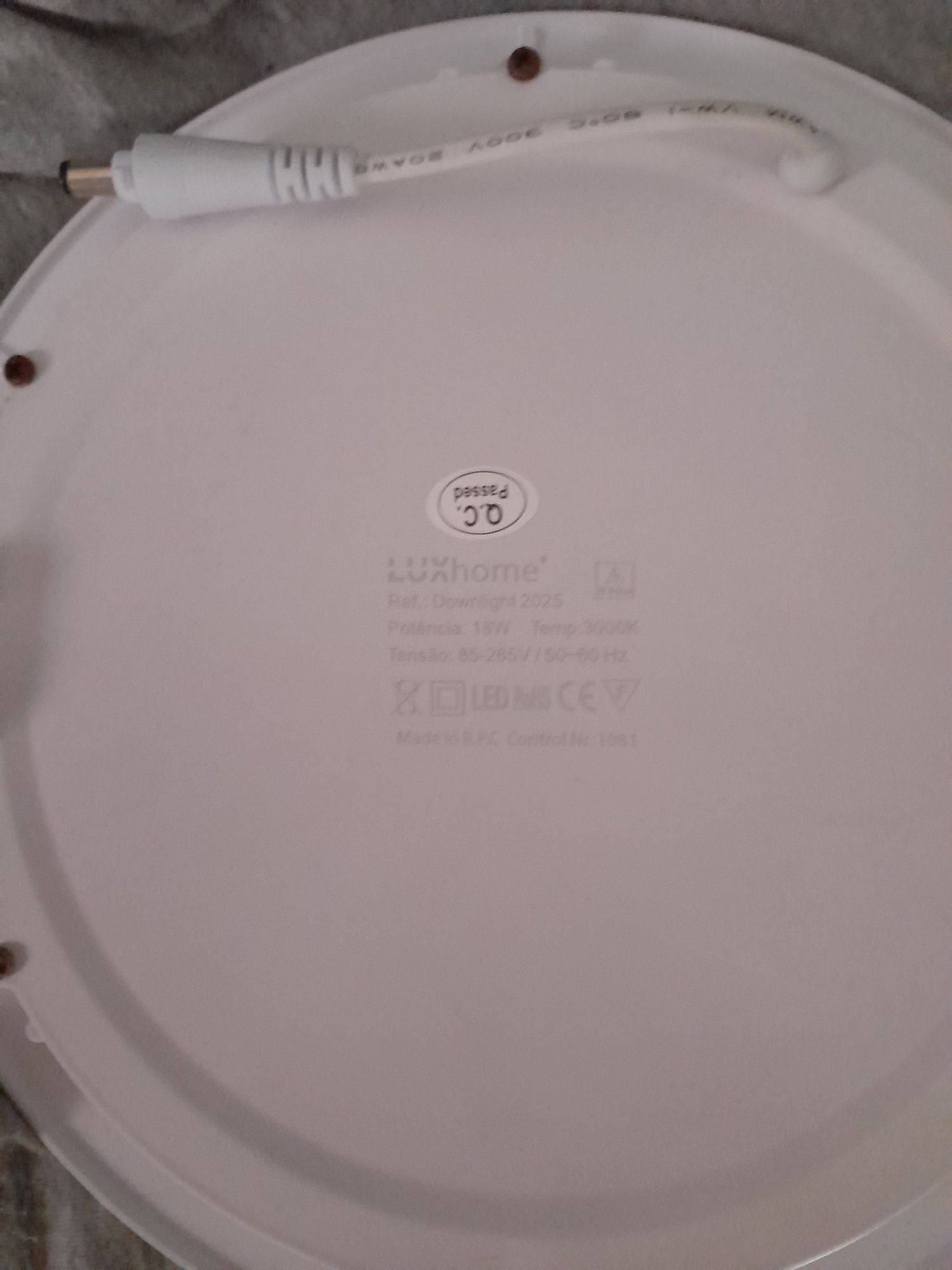 Luz de teto Led redonda
