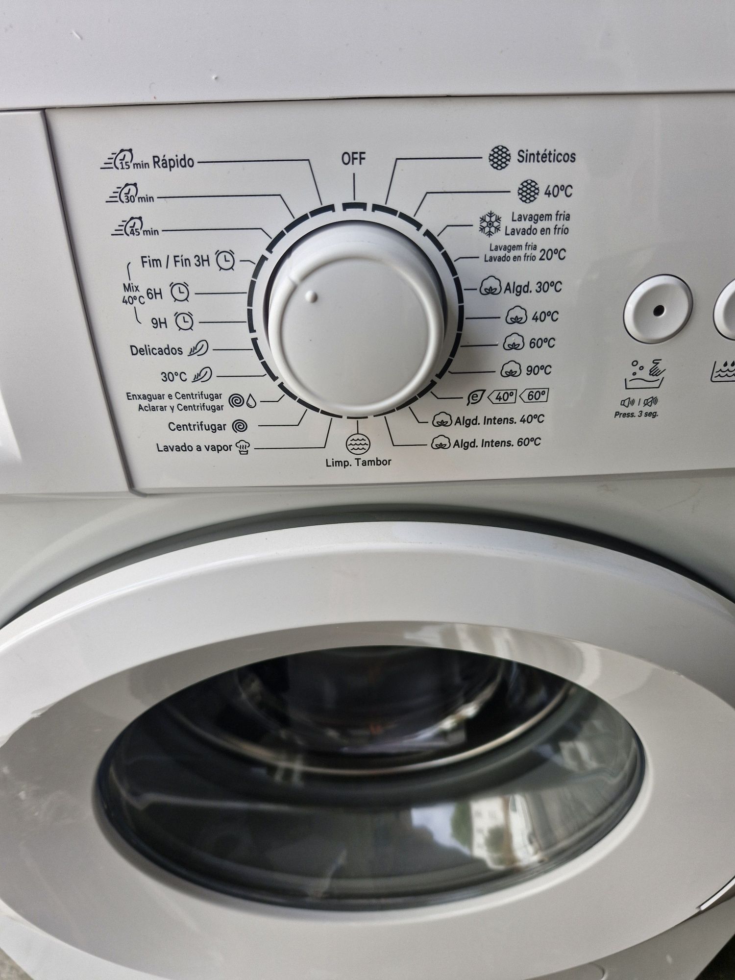 Máquina de lavar roupa kunft 6kg